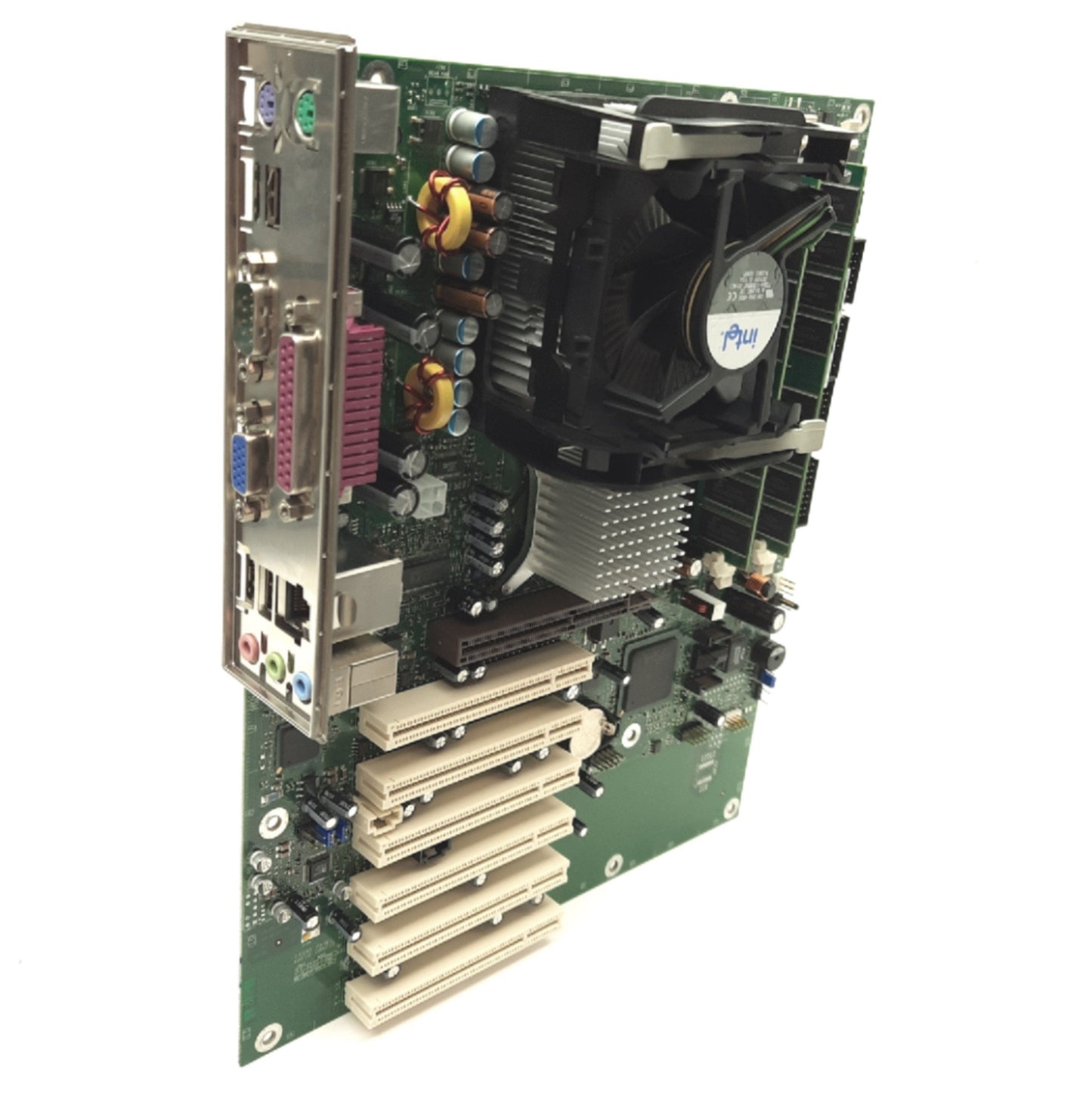 Used Intel D865GBF/D865PERC Motherboard & CPU, 3GHz P4 w/HT, 2GB RAM, AGP, 6x PCI