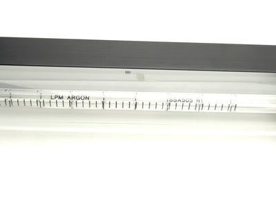 Used Brooks Instruments 1255A Flow Meter 1-10LPM Argon 155mm Scale, 1/8" NPT, 200psig