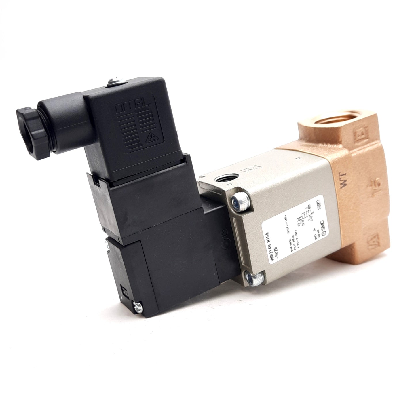 New SMC VNB214B-N15A-5DZB Process Valve, NC, 1/2in NPT, 24VDC, -0.1~1.0MPa