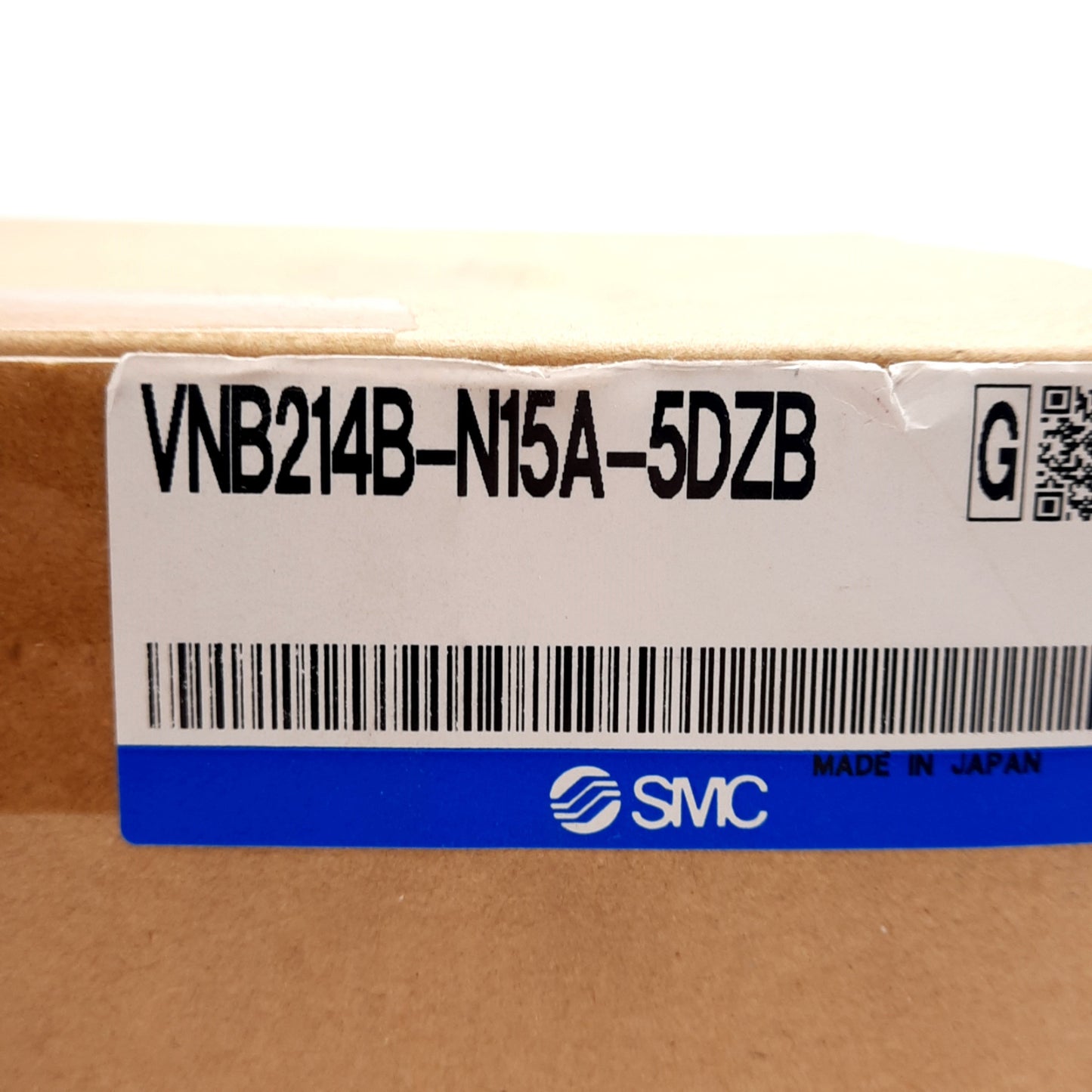 New SMC VNB214B-N15A-5DZB Process Valve, NC, 1/2in NPT, 24VDC, -0.1~1.0MPa