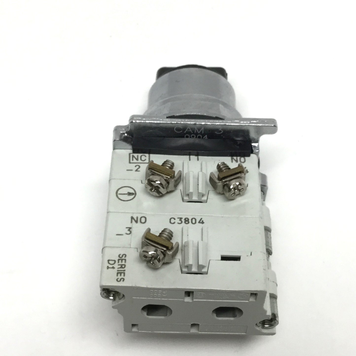 Used Cutler Hammer 10250T22KB 3-Position Selector Switch, 2NO-1NC, Maintained