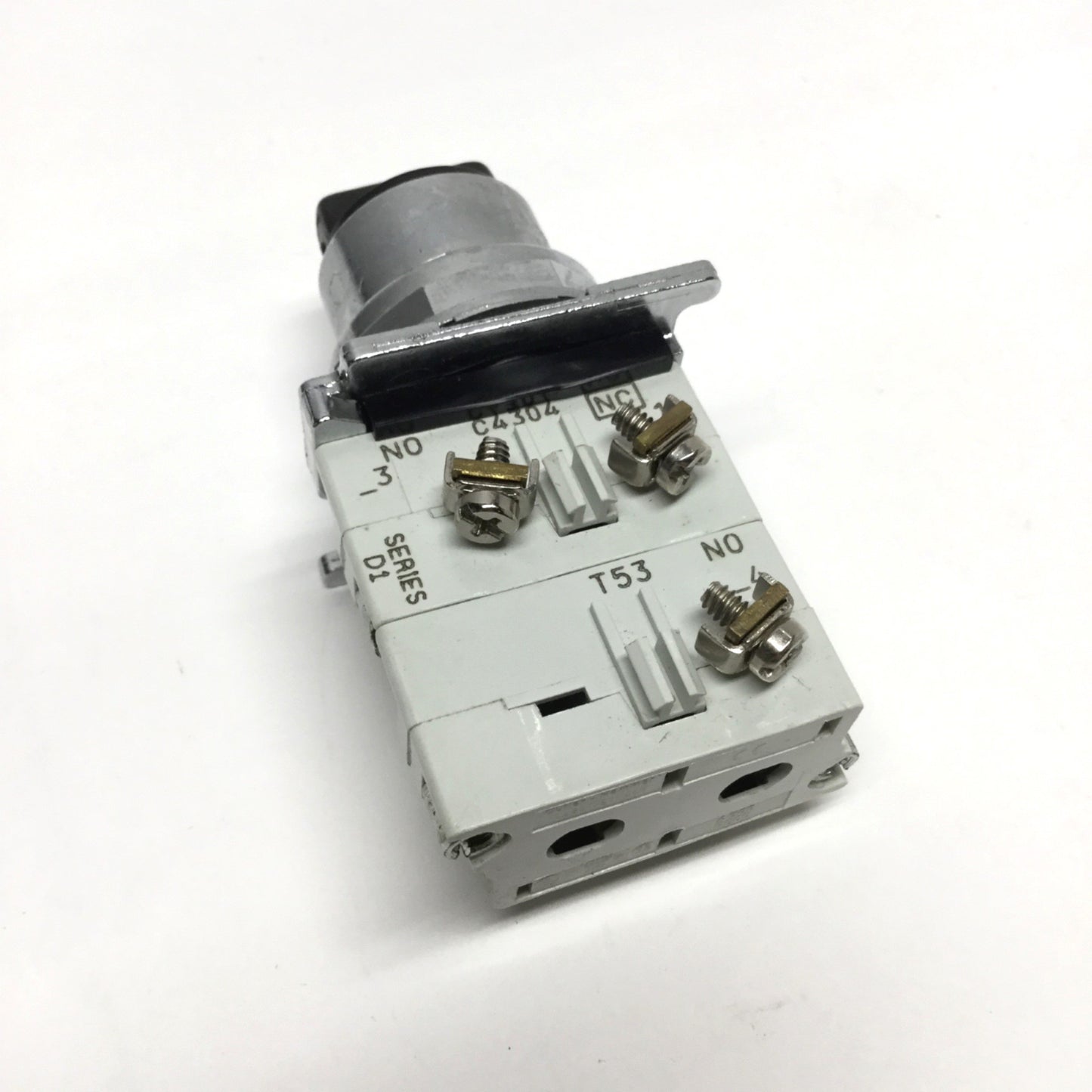 Used Cutler Hammer 10250T22KB 3-Position Selector Switch, 2NO-1NC, Maintained