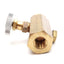 New Deltrol F10BK Flow Control Valve, 1/8in NPTF, Brass, 2000psi, 1.5gpm, 0.23 Cv