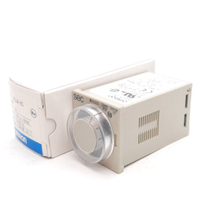 Used Omron H3JA-8C Solid State Timer, 5s Time, 100-120VAC Supply, 250VAC 5A Contact