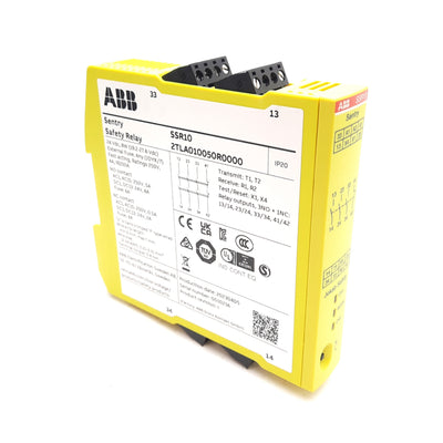 New – Open box ABB 2TLA010050R0000 Sentry Safety Relay, 24VDC Supply, 3NO +1NC, 250V 4A Rating