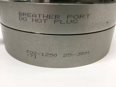 Used Bimba FO2-1250.25-3RM Flat-1 2-Stage Air Cylinder 1/4" Stroke, 4" Bore, 3/8" NPT