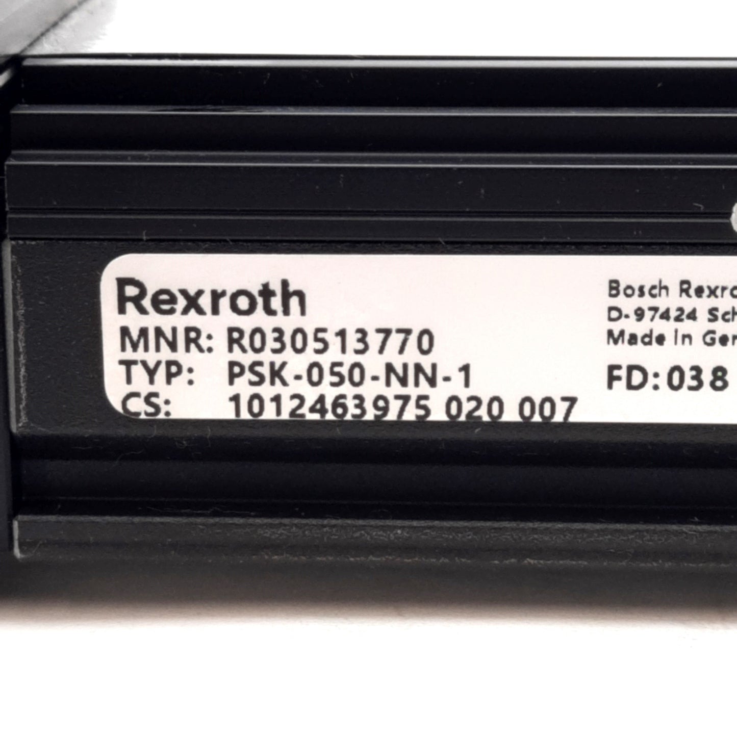 New Bosch Rexroth R030513770 PSK 50 Precision Ballscrew Linear Actuator 130mm Travel