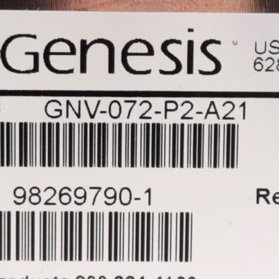 New Genesis GNV-072-P2-A21 Isolation Valve ø3/4in Port NW-16 Flange 60-80psi 24VDC