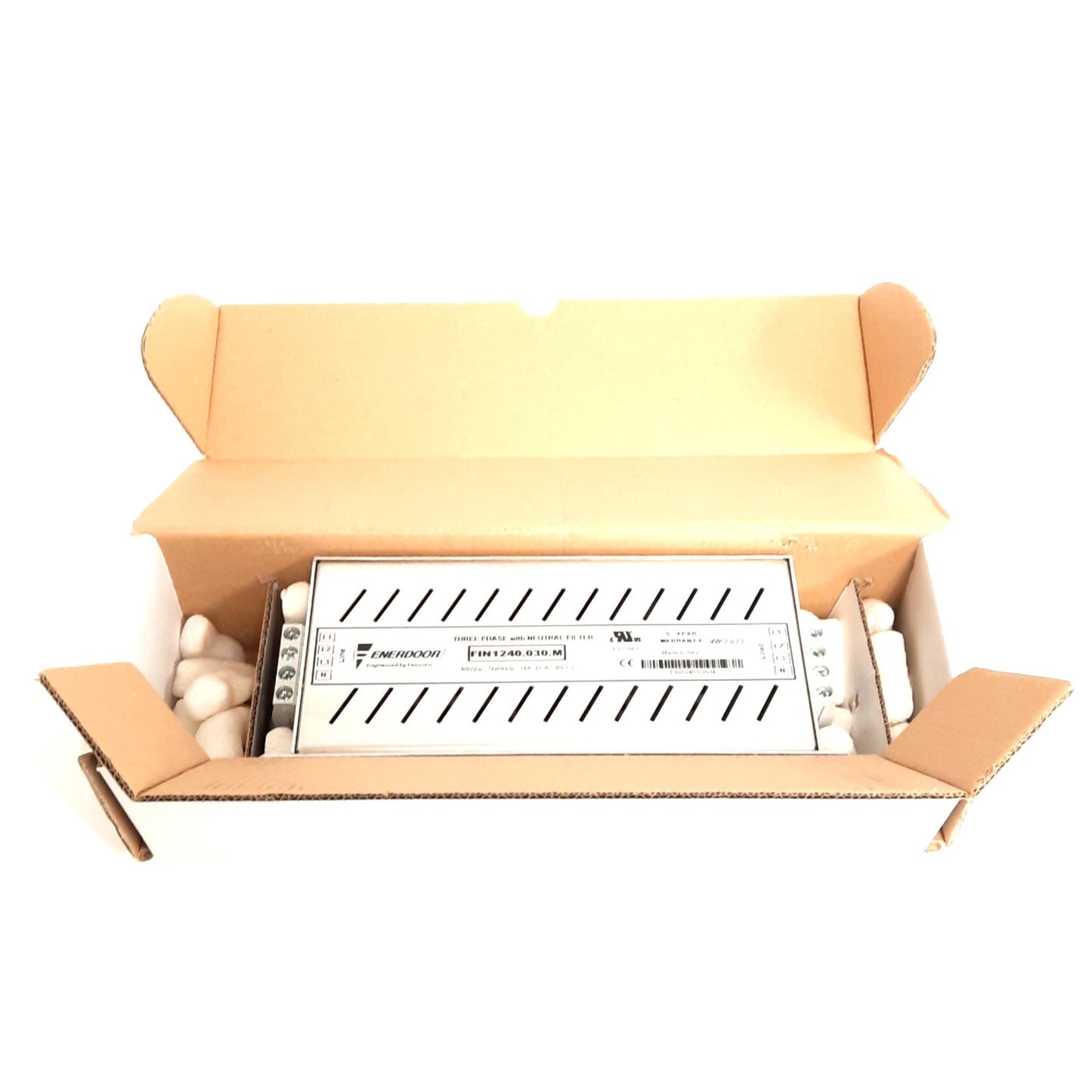 New Enerdoor FIN1240.30.M Three Phase with Neutral Filter, 480VAC 30A, 3mA Leakage