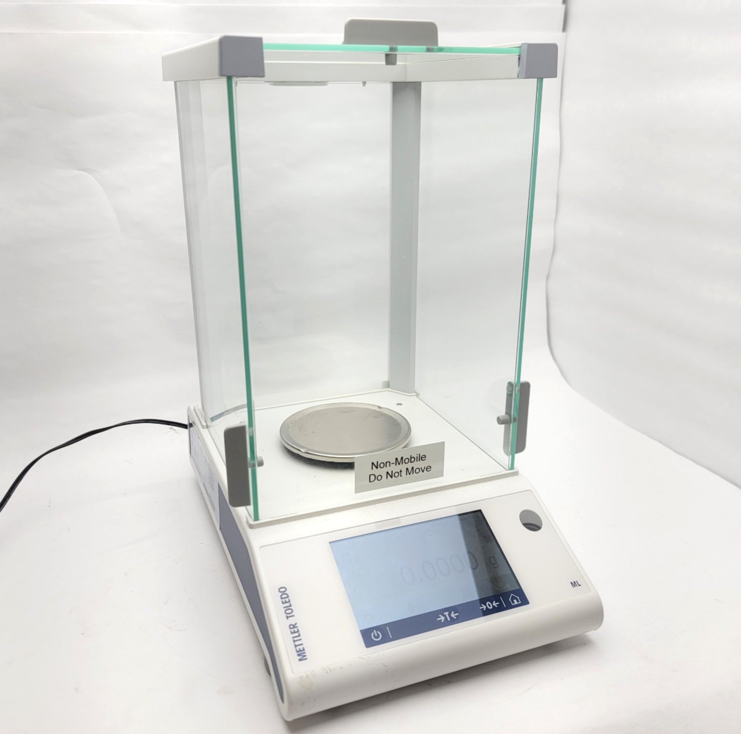 Used Mettler Toledo ML104T/00 Internal Calibration Analytical Balance 120g Max, 0.1mg