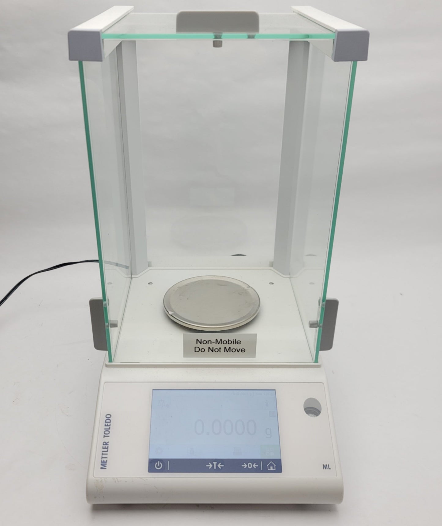 Used Mettler Toledo ML104T/00 Internal Calibration Analytical Balance 120g Max, 0.1mg