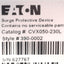 New Eaton CVX050-230L Protective Surge Device Single-Phase 277VAC 20kA 3/4in Fitting