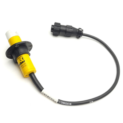 Used Weber 3202.02 Vent Captor Flow Sensor 0.5-20m/s, NC PNP, 24V DC, 1 Bar Max