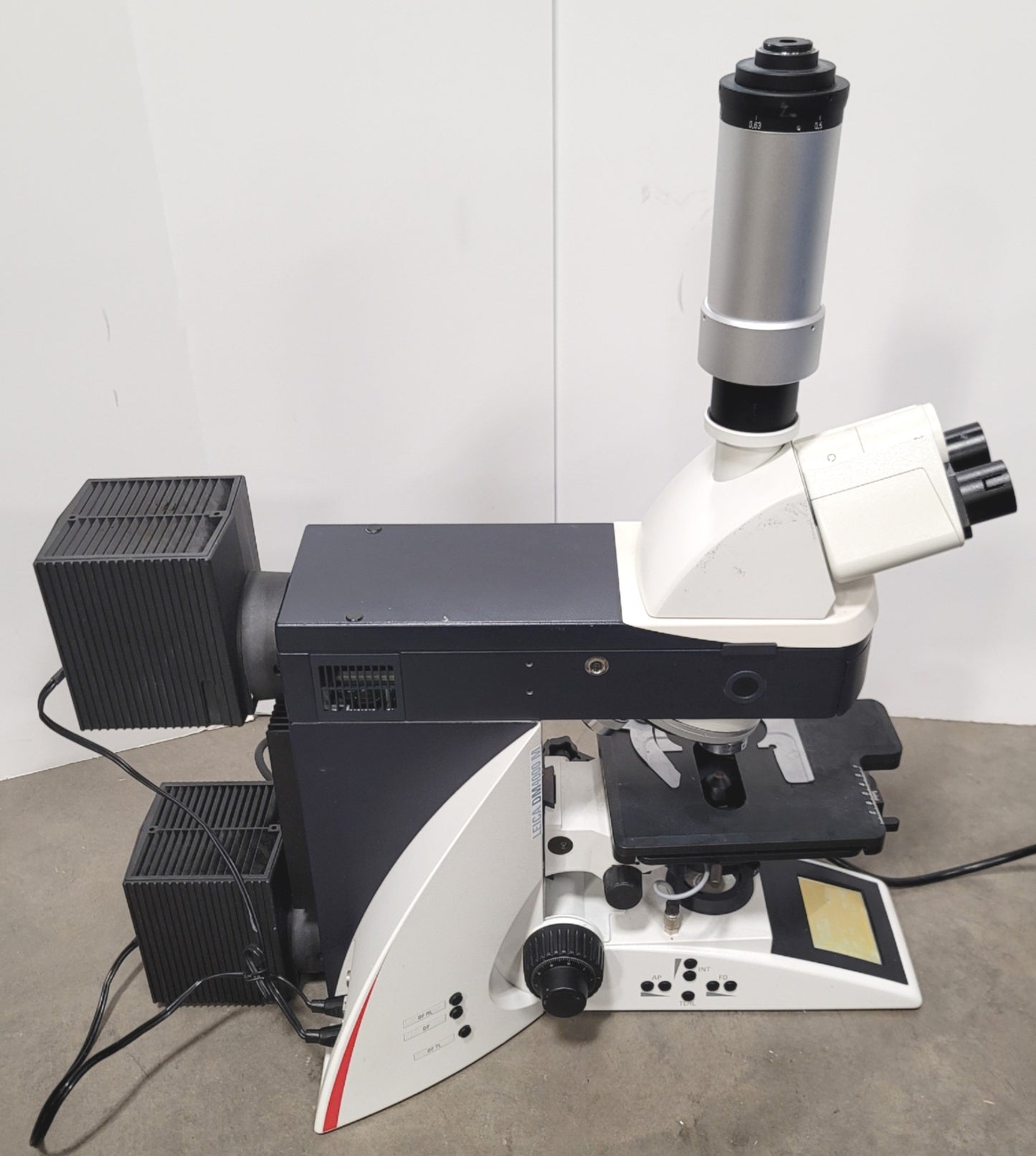 Used Leica DM4000M Digital Microscope With Motorized Z Axis 90-250VAC *No Eyepieces*