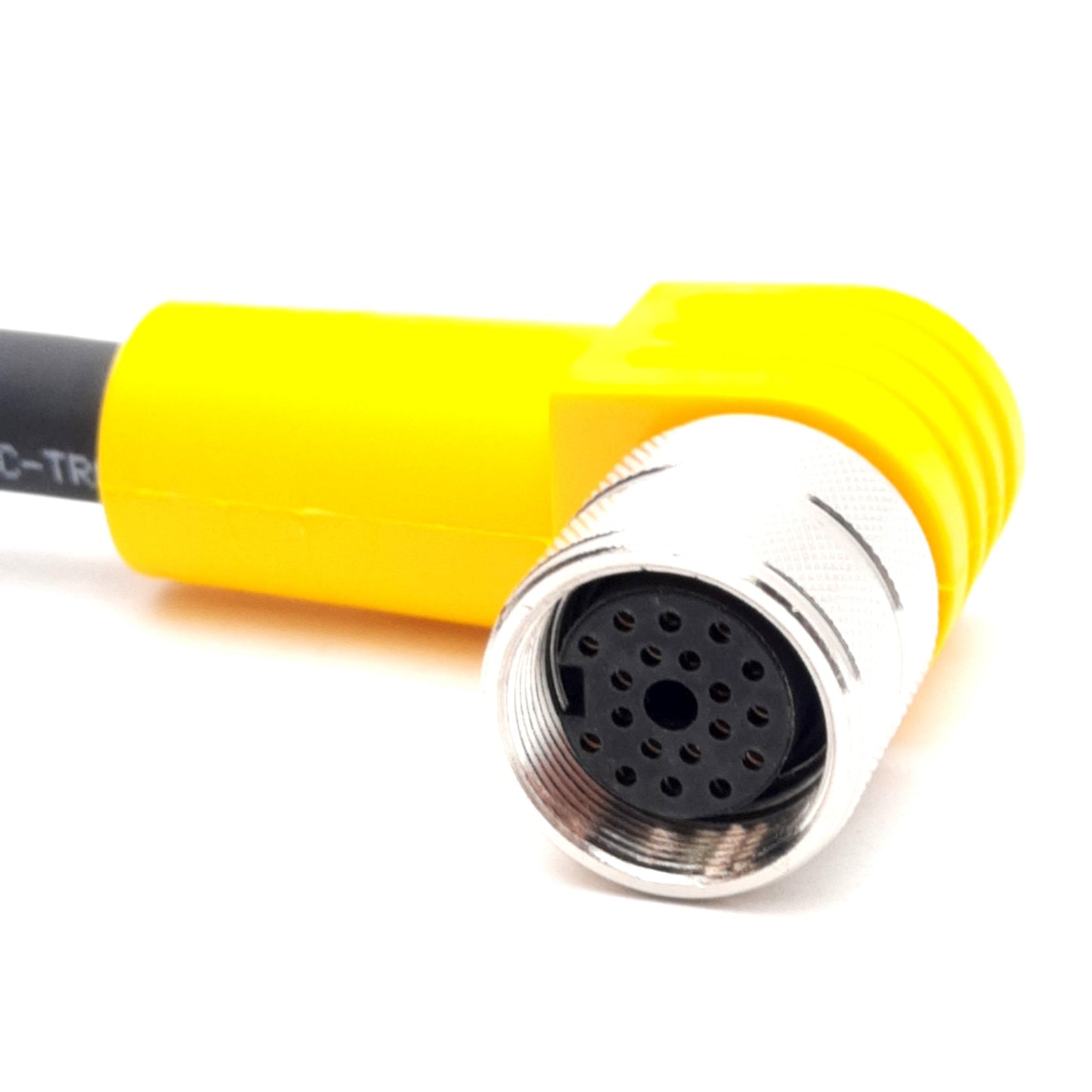 New Turck BKWM 19-1958-5/S101 Verafast Cordset, M16 19-Pin Right Angle Female, 5m