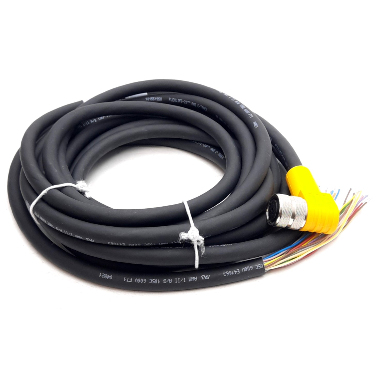 New Turck BKWM 19-1958-5/S101 Verafast Cordset, M16 19-Pin Right Angle Female, 5m