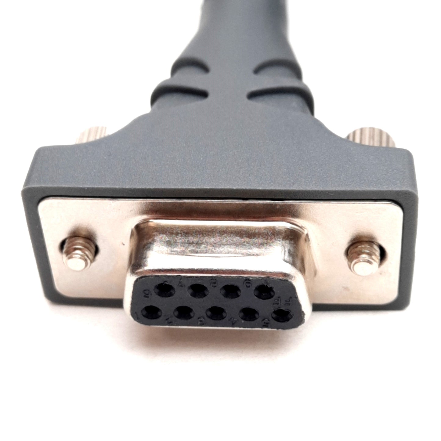 New Zebra CBA-R37-C09ZBR Barcode Scanner Cable, DB-9 RS-232 Female to RJ45, 9ft