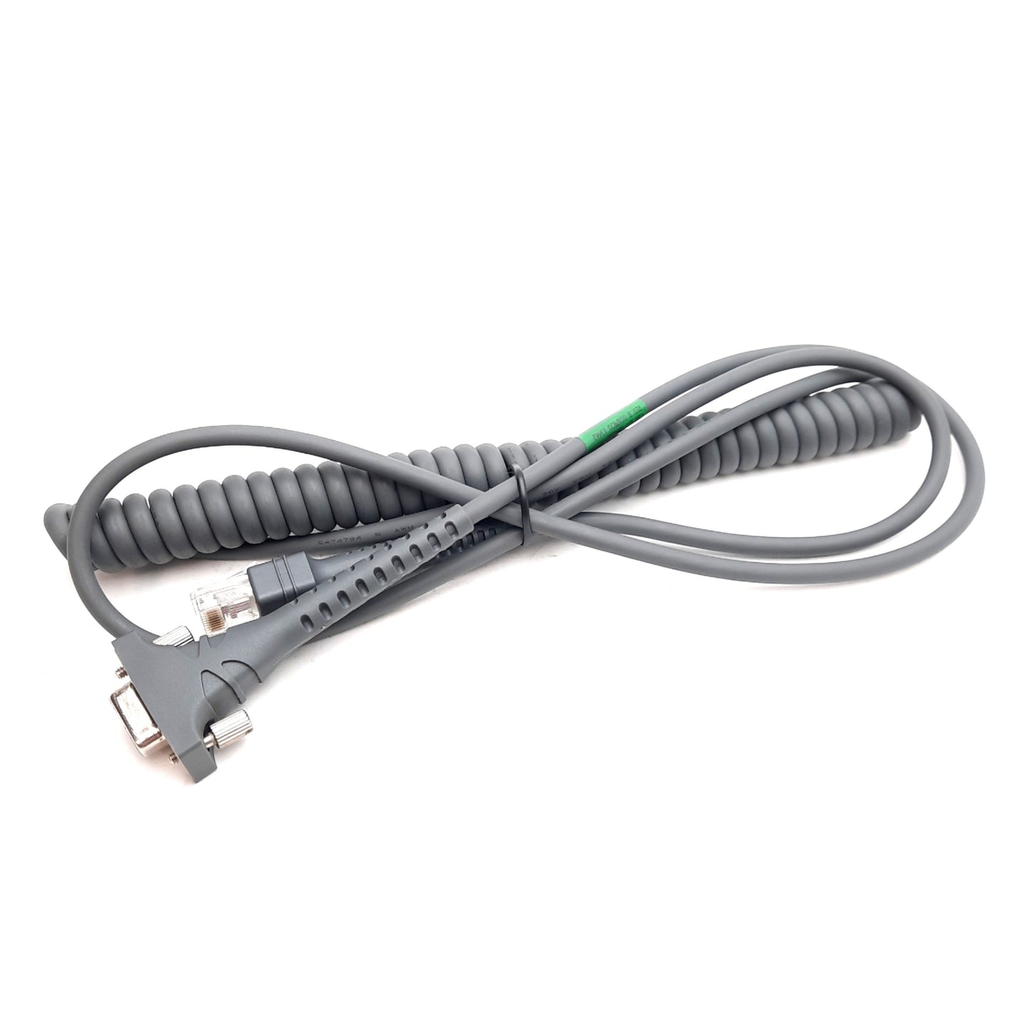 New Zebra CBA-R37-C09ZBR Barcode Scanner Cable, DB-9 RS-232 Female to RJ45, 9ft