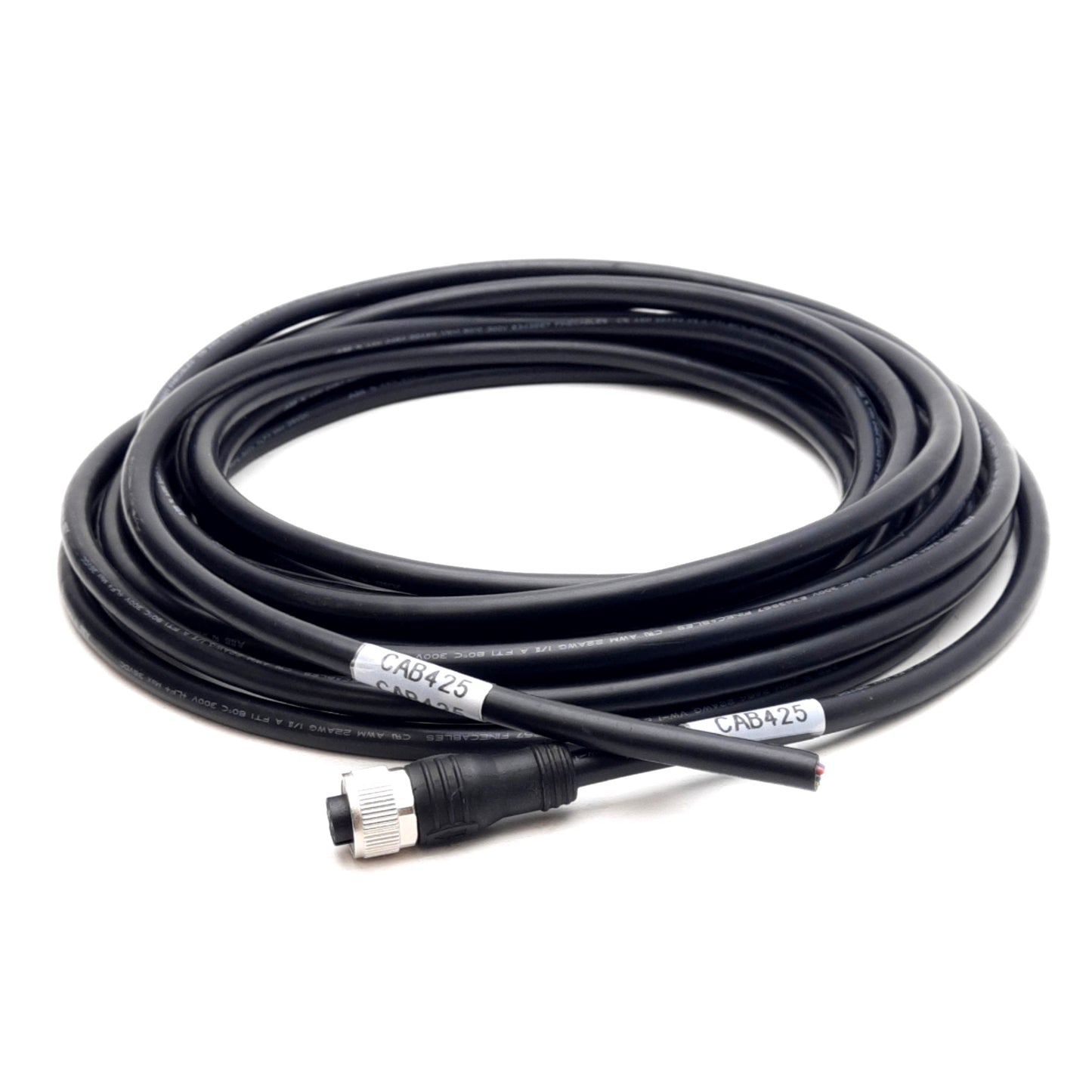 New – Open box ABB 2TLA020056R3000 M12-C63 Sensor Cable M12 8-Pin Female Straight, 6m