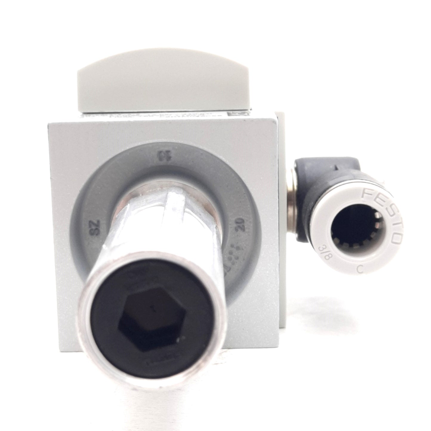 New – Open box Festo MS4N-EM1-1/4-Z Shut Off Valve, 2200l/min, 0-14bar, 1/4in NPT, 3/8in P2C