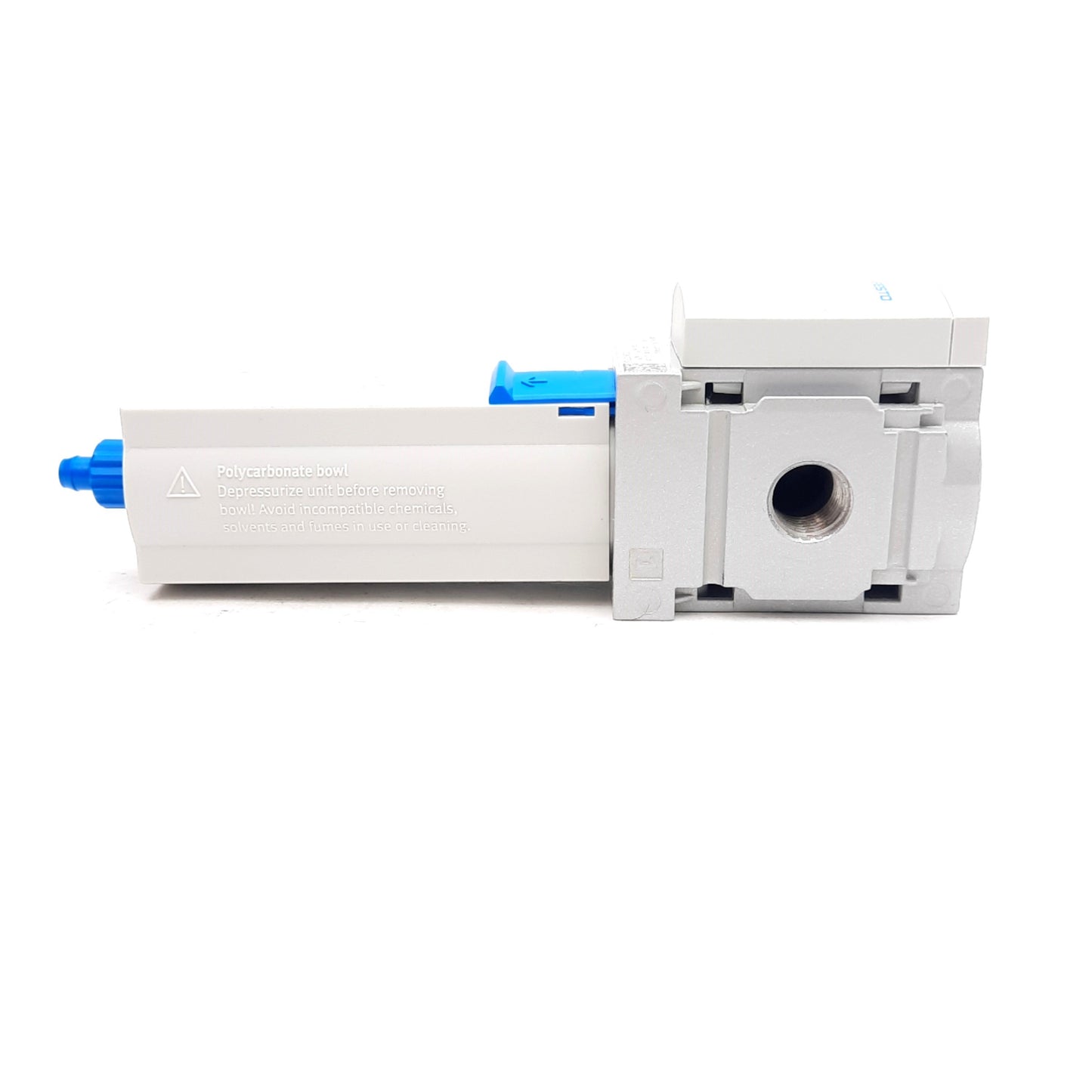 New – Open box Festo MS4N-LFM-1/4-A-R-M-Z Fine Filter 0.01-1µm, 0-14bar, 54-360l/min, 1/4in NPT