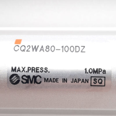 New SMC CQ2WA80-100DZ Compact Cylinder ø80mm Bore, 100mm Stroke, Rc3/8, 1.0MPa