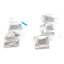 New Lot of 5 SMC C5032 Single Clevis Cylinder Mounting Accessory ø32mm Bore 46x46mm