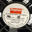 Used Lot of 2 Dayton 6KD75 Axial AC Fan, 120mm, 115VAC, 3150RPM, 117 CFM