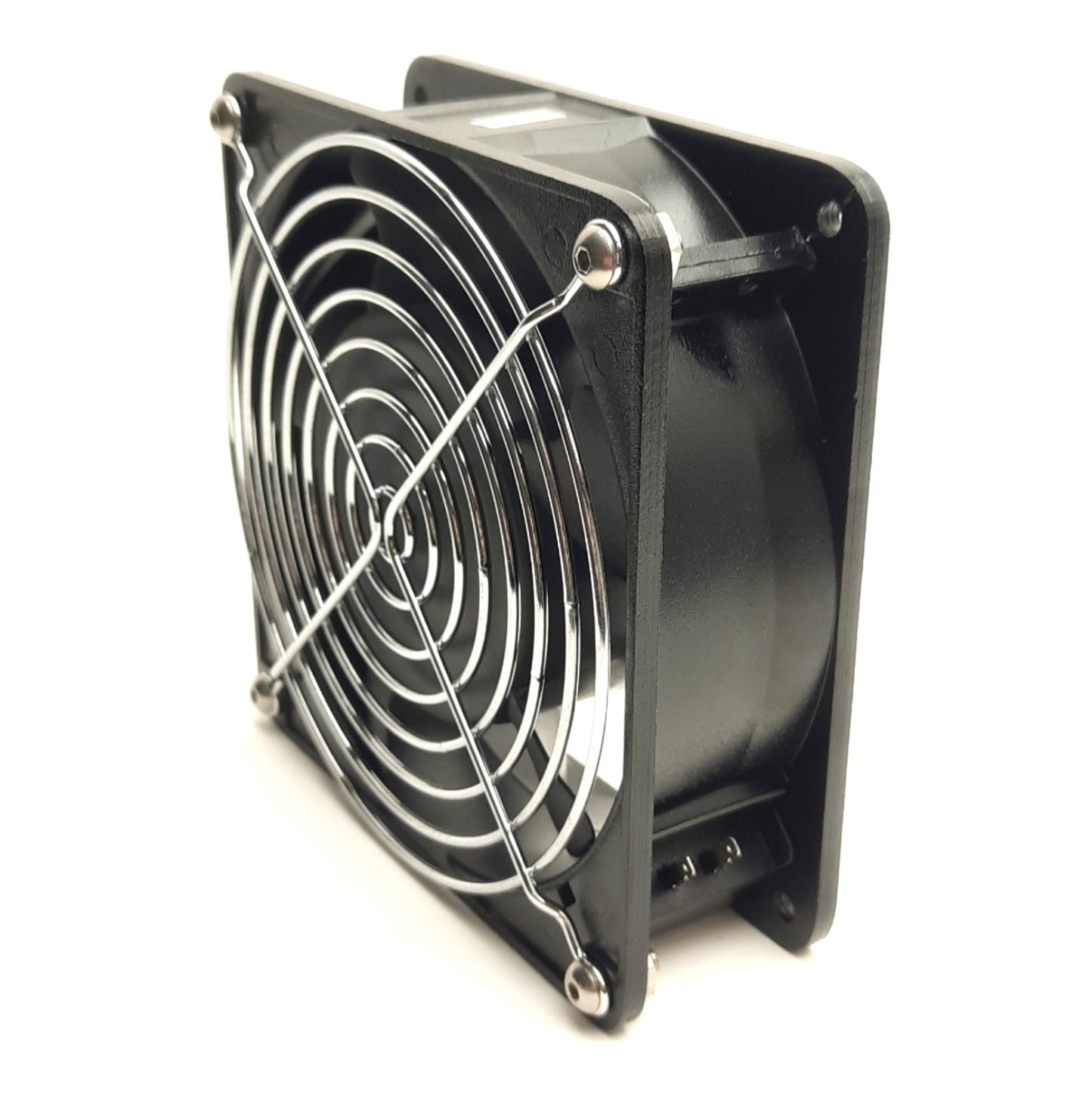 Used Lot of 2 Dayton 6KD75 Axial AC Fan, 120mm, 115VAC, 3150RPM, 117 CFM