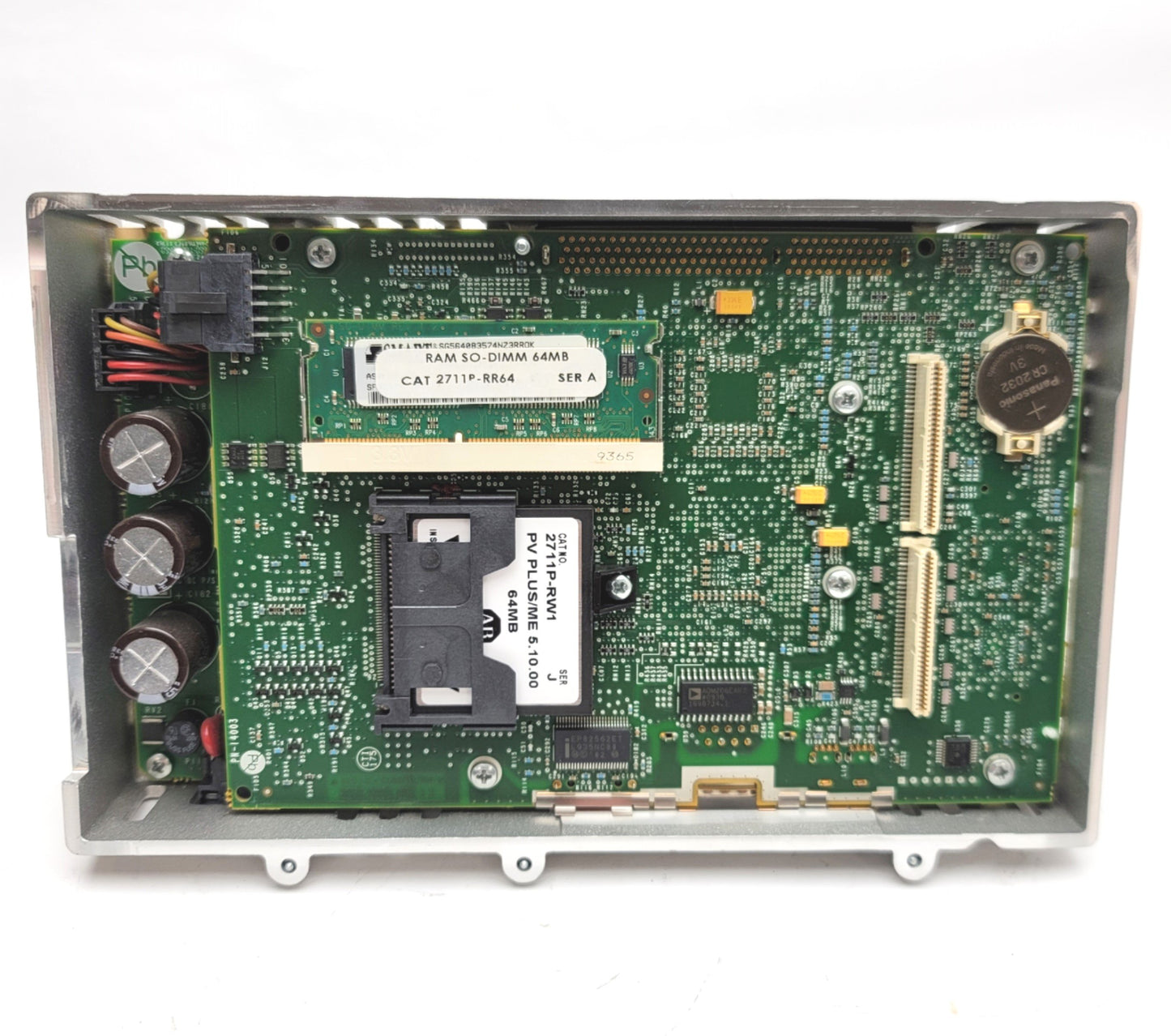 Used Allen Bradley 2711P-RP1 Ser G PanelView Plus Logic Module 24VDC, 64MB RAM