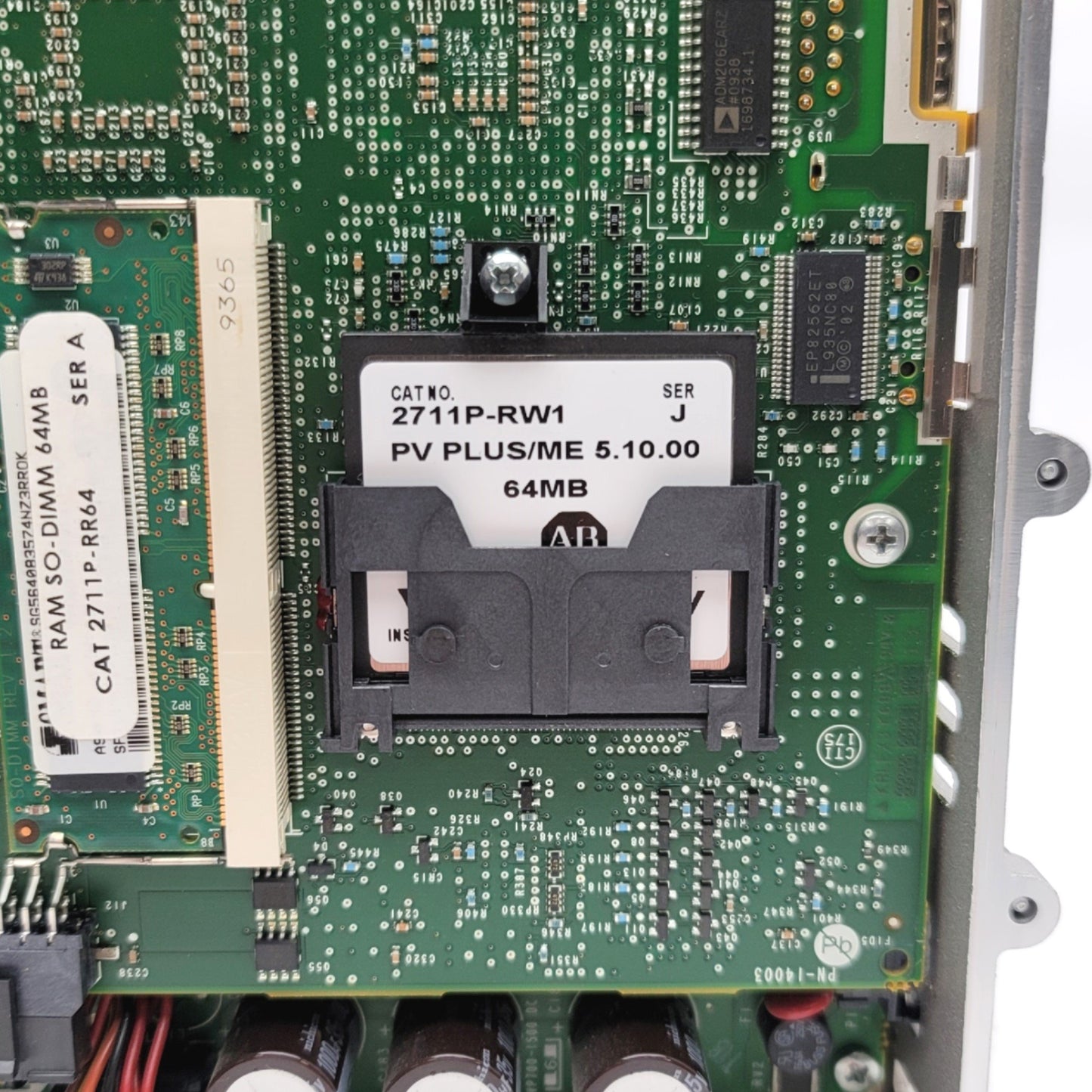 Used Allen Bradley 2711P-RP1 Ser G PanelView Plus Logic Module 24VDC, 64MB RAM