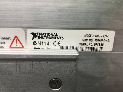 National Instruments UMI-7774 Universal Motion Controller Interface, 4-Axis