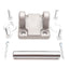 New Lot of 5 SMC D5032 Double Clevis Cylinder Mounting Accessory ø32mm Bore 46x46mm