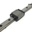 Used NSK LU12-1 Linear Ball Bearing Slide Carriage Block w/ 170mm Guide Rail Way