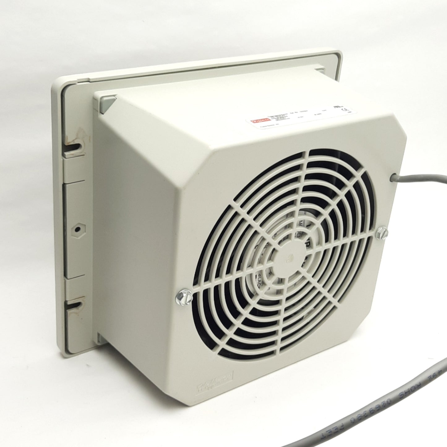Used Hoffman nVent TFP624 Enclosure Fan & Grille, 225mm x 197mm x 95mm, 24V DC