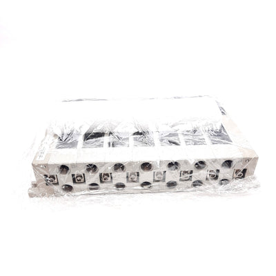 New SMC NVV5FS2-01T1-071-02T Manifold for VFS2000 Series, 7 Station, 1/4in NPTF