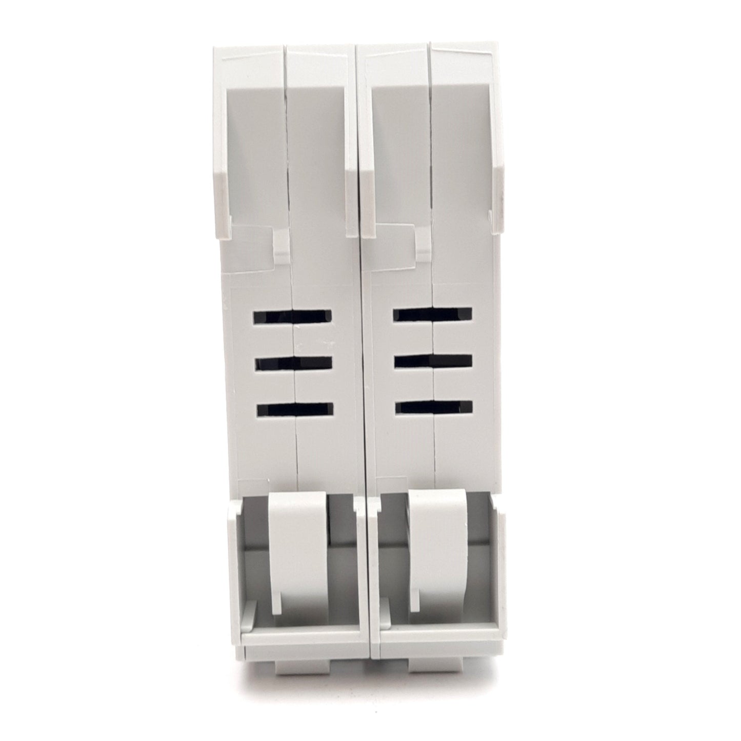 New Lot of 6 Wohner 31132 Fuse Holder, 10x38 2-Pole, 110-690V 32A, DIN Rail