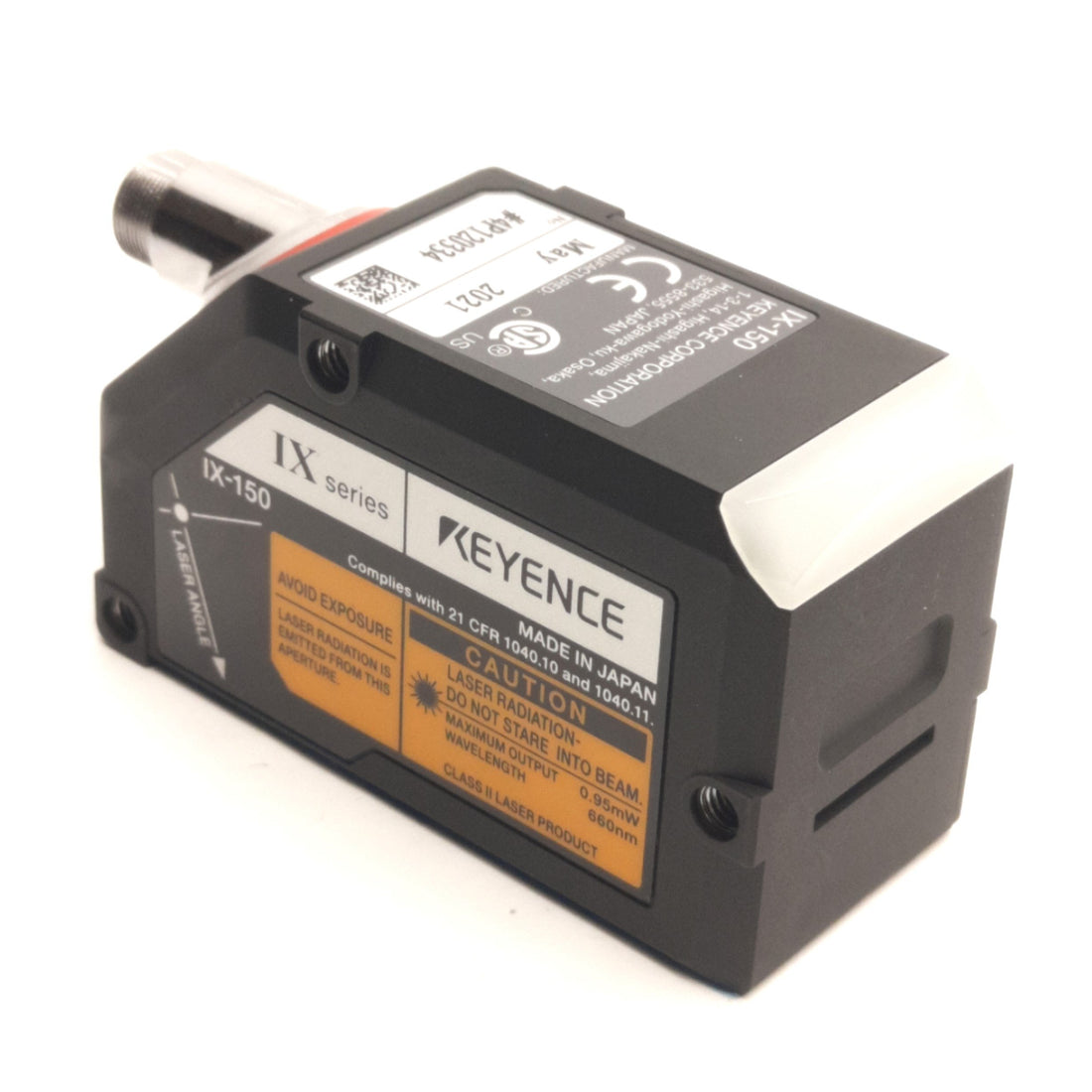 Keyence IX-150 Sensor Head, 150mm Reference, 100-200mm Range, Red Lase ...