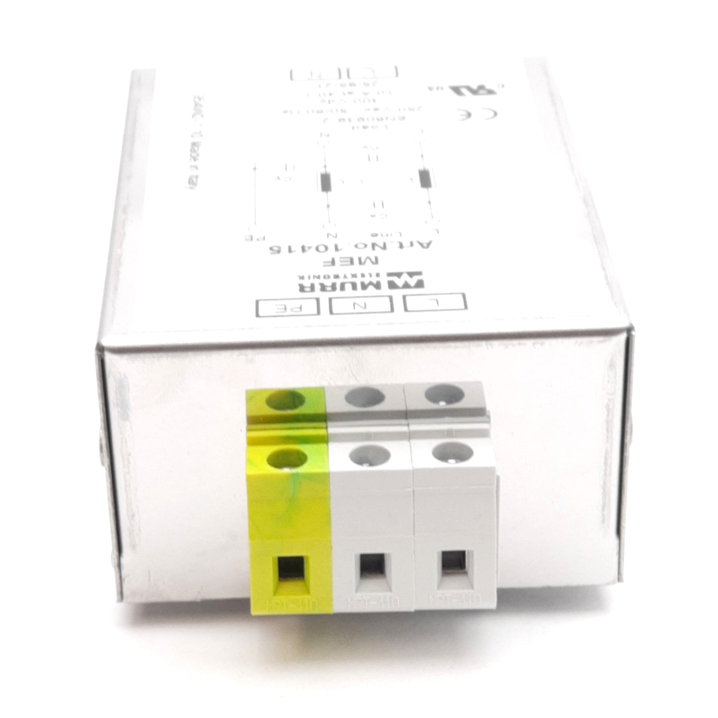 New Murrelektronik 10415 MEF EMC-Filter, 250VAC/300VDC 10A, 5mA @ 250VAC Leakage