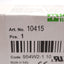 New Murrelektronik 10415 MEF EMC-Filter, 250VAC/300VDC 10A, 5mA @ 250VAC Leakage