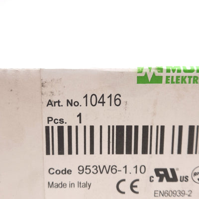 New Murrelektronik 10416 MEF EMC-Filter, 250VAC/300VDC 20A, 5mA @ 250VAC Leakage
