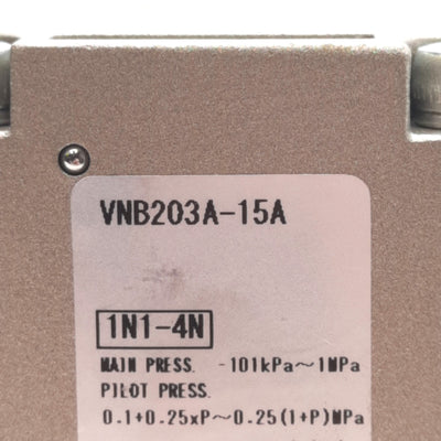 New SMC VNB203A-15A Flow Control Valve, ø15mm Orifice, CO Valve, Rc1/2, 1.0MPa