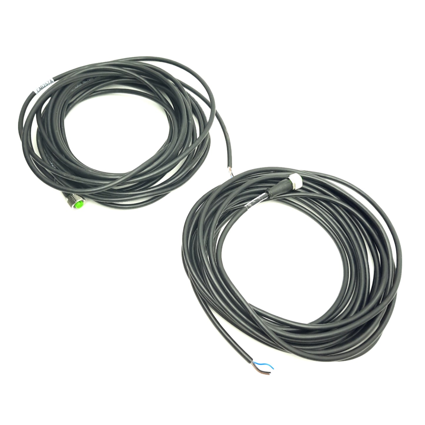 Used Lot of 2 Murr Elektronik 7000-12221-6140600 Cable Cordset, M12 4-P Female, 6m