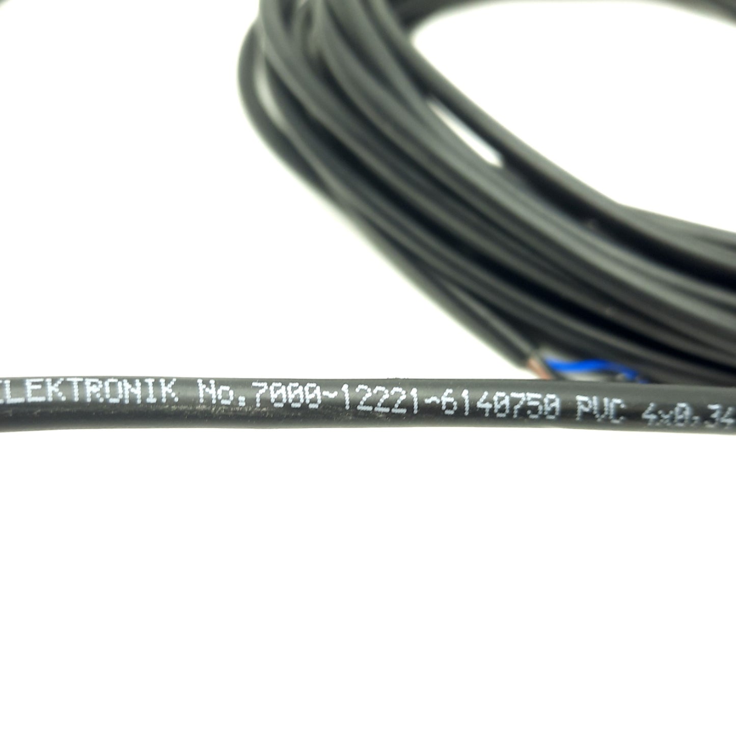 Used Lot of 2 Murr Elektronik 7000-12221-6140600 Cable Cordset, M12 4-P Female, 6m