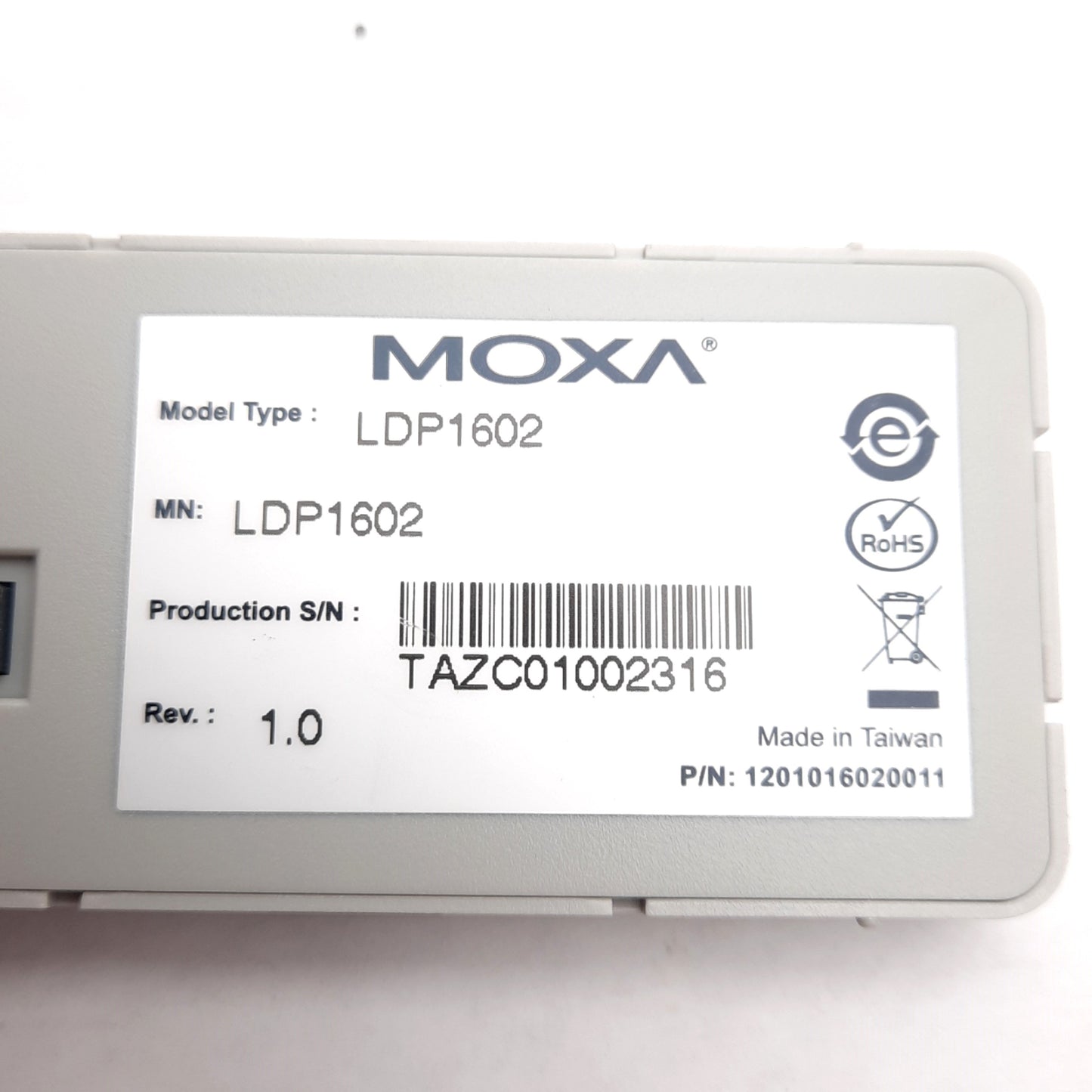 New – Open box MOXA LDP1602 LCD Display Module for ioLogik 2000 and ioMirror 3000 Series
