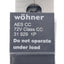 New – Open box Lot of 3 Wohner 31929 Fuse Holder, 1-Phase, Class CC, 72V 30A, DIN Rail