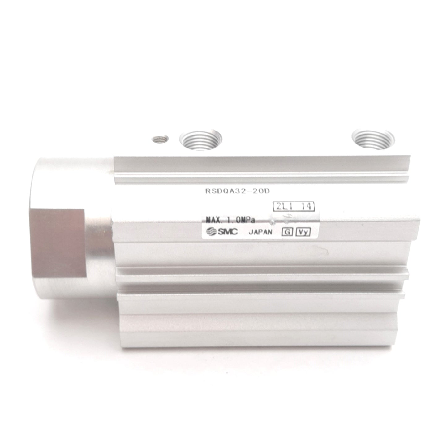 New SMC RSDQA32-20D Stopper Cylinder, ø32mm Bore, 20mm Stroke, Rc1/8, 1.0MPa