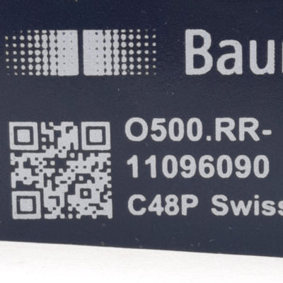 New Baumer O500.RR-11096090 Retro-Reflective Sensor, 7.5m Range, 630nm, 10-30VDC