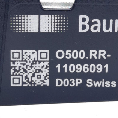 New Baumer O500.RR-11096091 Retro-Reflective Sensor, 7.5m Range, 630nm, 10-30VDC