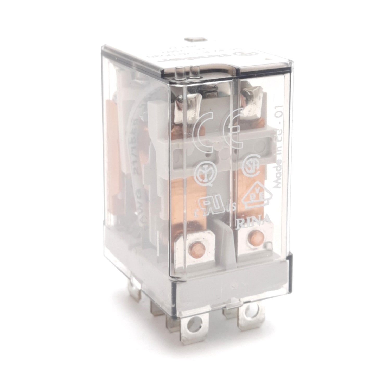 New Lot of 10 Finder 56.32.8.120.0030 Power Relay, 250VAC 12A, 2CO DPDT, 120VAC Coil